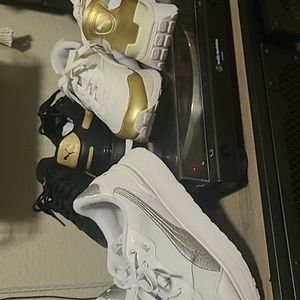 White and silver pumas